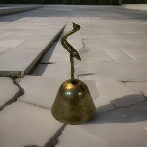 VTG Solid Brass Crane Meditation Bell Zen Chime Ring MCM